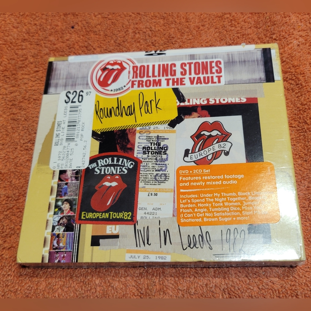 Rolling Stones From The Vault Live In Leeds 1982 (Blu-ray/CD, 2015) classic rock